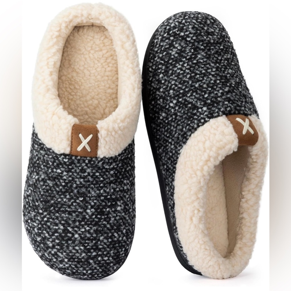 Ultraideas men’s comfort memory foam slippers
